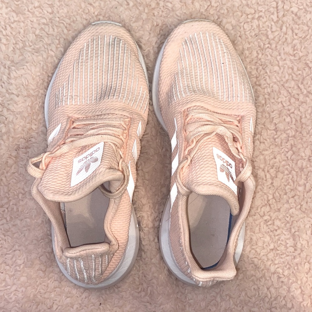 Pink adidas shoes